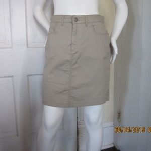 Croft & Barrow Classic Fit Khaki Skort